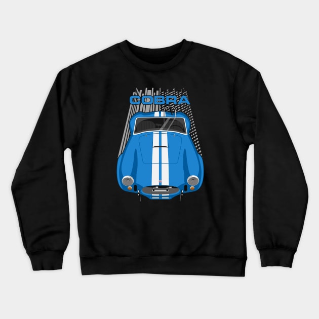 Shelby AC Cobra 427 - Blue Crewneck Sweatshirt by V8social